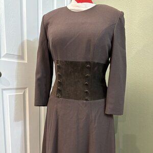 Vintage Women’s Wool Dress Robert Riel Collection Saks Fifth Ave